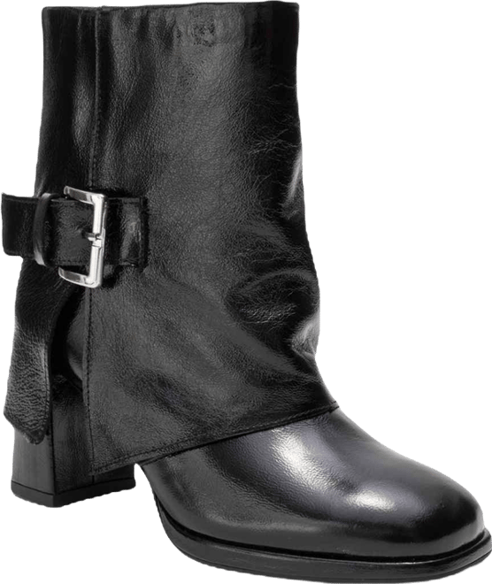 Women's Lore Leather Block Heel Boot