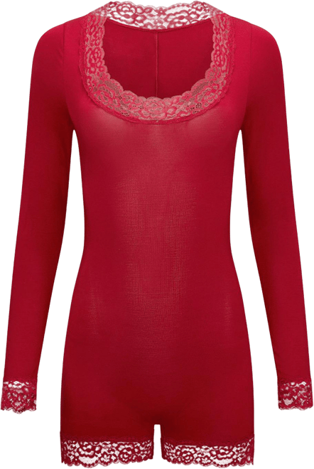 Women's Abbi Long Sleeve Romper