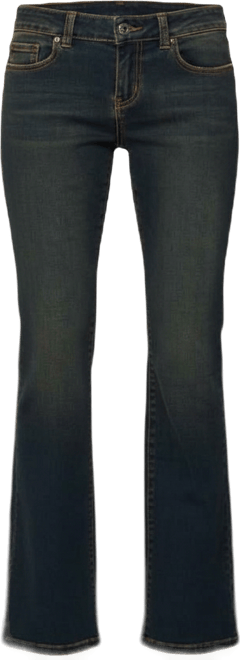 Women's Tez Vintage Washed Low Rise Bootcut Jeans