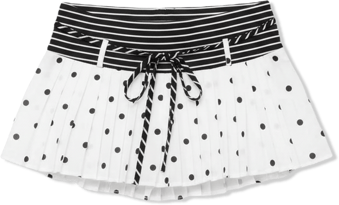 Women's Marniee Mixed Print Pleated Mini Skort