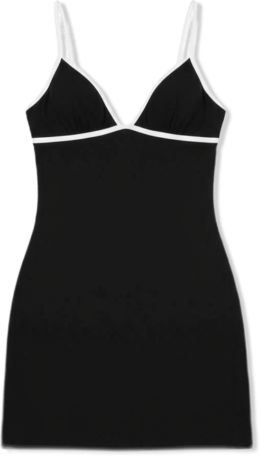 Women's Laurah Contrast V Neck Mini Dress