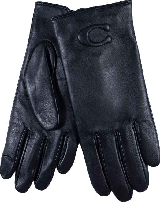 Women's Tabby C Leather Gloves