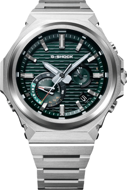 Men's Japanese Quartz Silver-Tone Stainless Steel Watch, 44.2mm