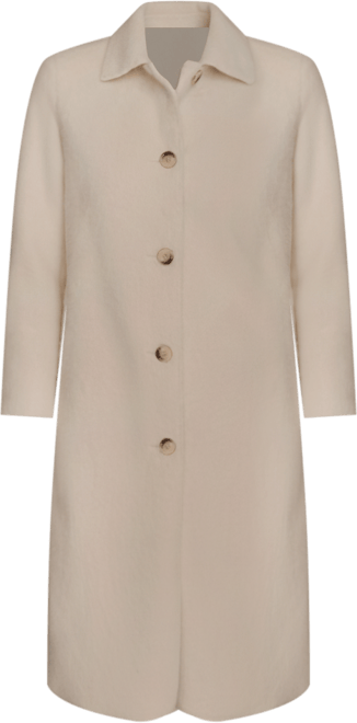 Women's Button Front Maxi Coat