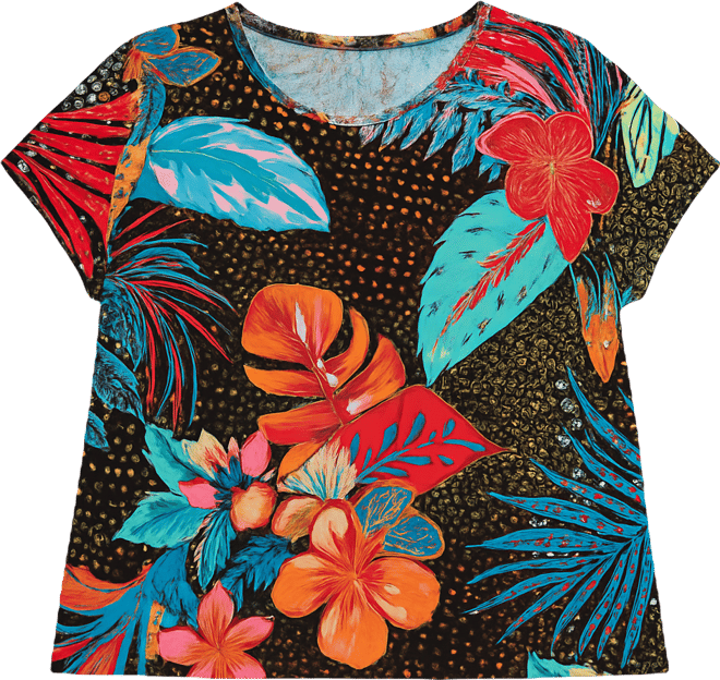 Plus Size Short-Sleeve T-Shirt