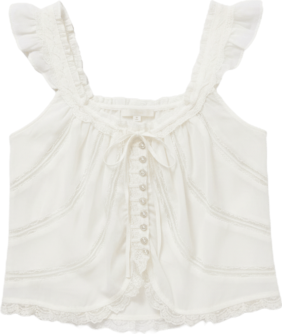 Women's Mabel Lace-Trim Tank Top