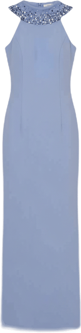 Women's Embellished Roll Neck Gown