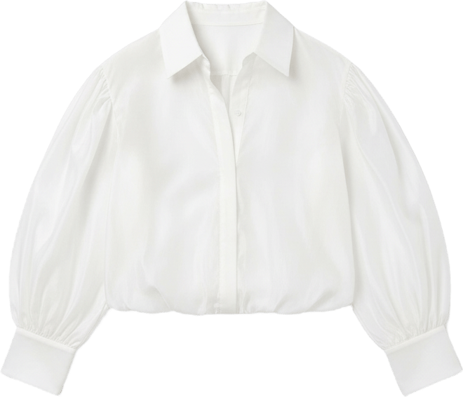 Women's V-Neck Button Front Top