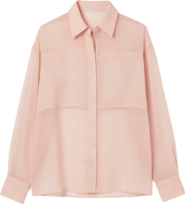 Women's Collar Neck Long-Sleeve Top