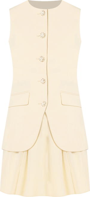 Women's Crewneck Sleeveless Dress