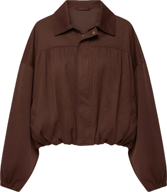 Women's Alberta Faux Suede Bubble Jacket