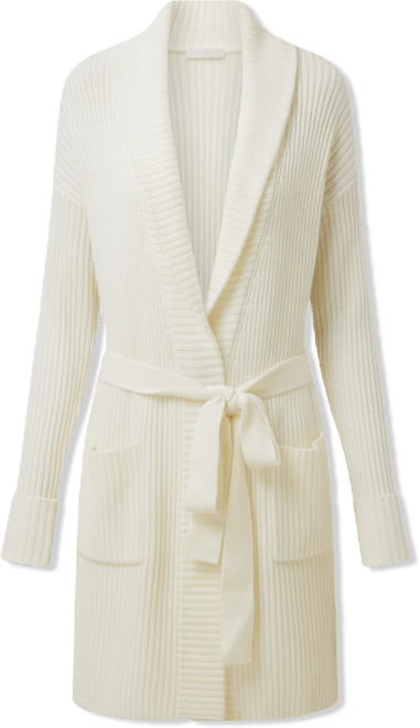 Women's Merino Wool Shawl Collar Cardigan