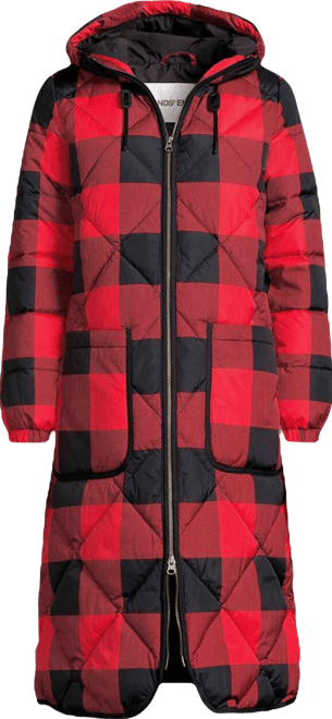 Women's Print FeatherFree Insulated Diamond Quilted Maxi Coat