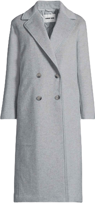 Women's Insulated Double Breasted Wool Coat