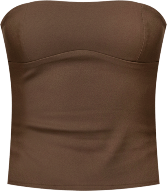 Women's Sade Strapless Side Slit Top