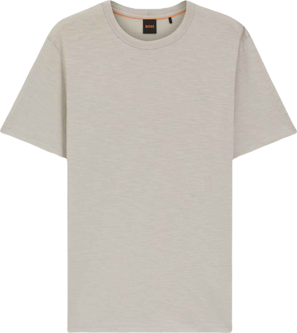 Boss by  Men's Slub-Cotton Logo Detail T-Shirt