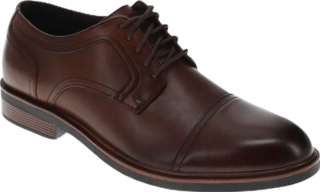 Men's Allen Leather Cap Toe Oxford Shoes