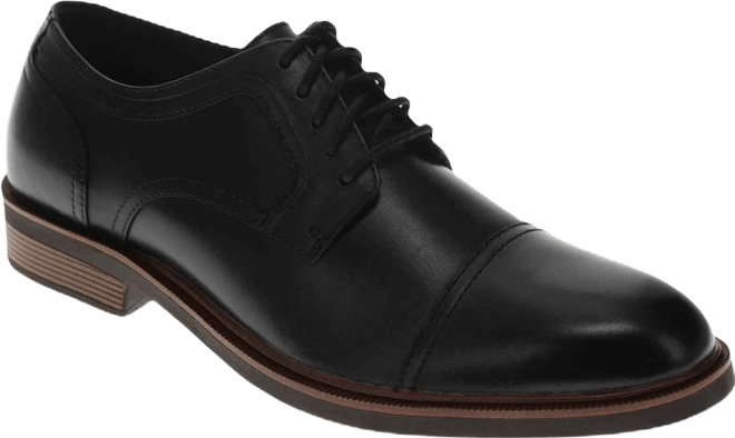 Men's Allen Leather Cap Toe Oxford Shoes