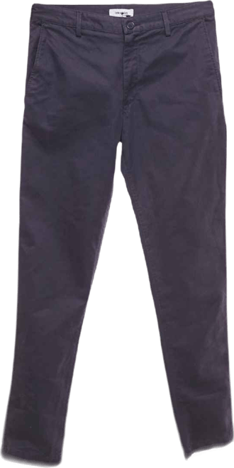Men's Blue Cotton Patrick Chino Trousers