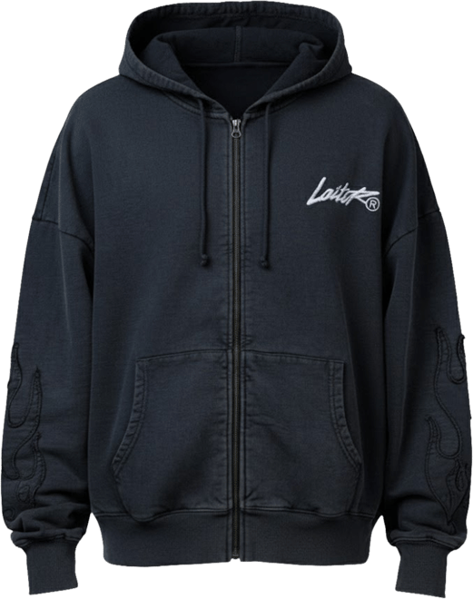 Men's Inferno Hoodie Washed Black