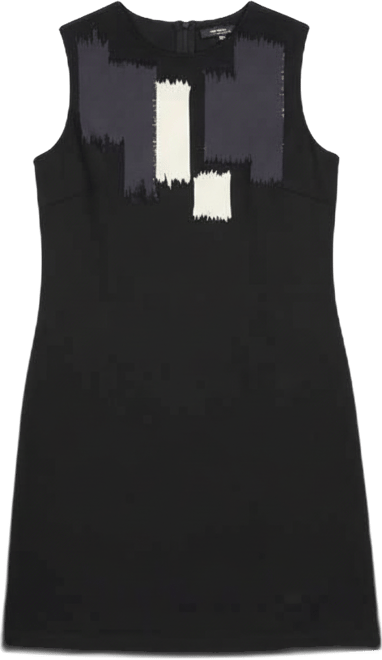 Women's Block Print Sleeveless Dress