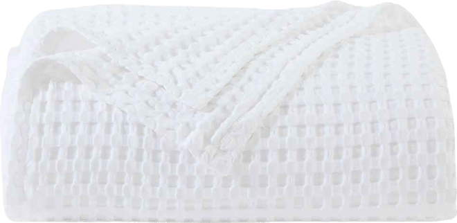 Cozy Bamboo Waffle Blanket, Throw