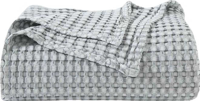 Cozy Bamboo Waffle Blanket, Throw