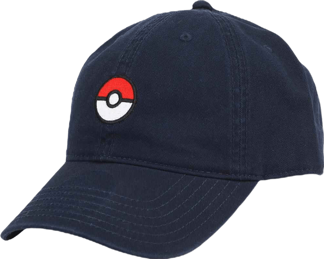 Men's Embroidered Poke Ball Adult Dad Cap