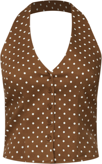 Women's Twyla Polka Dot Halter Top