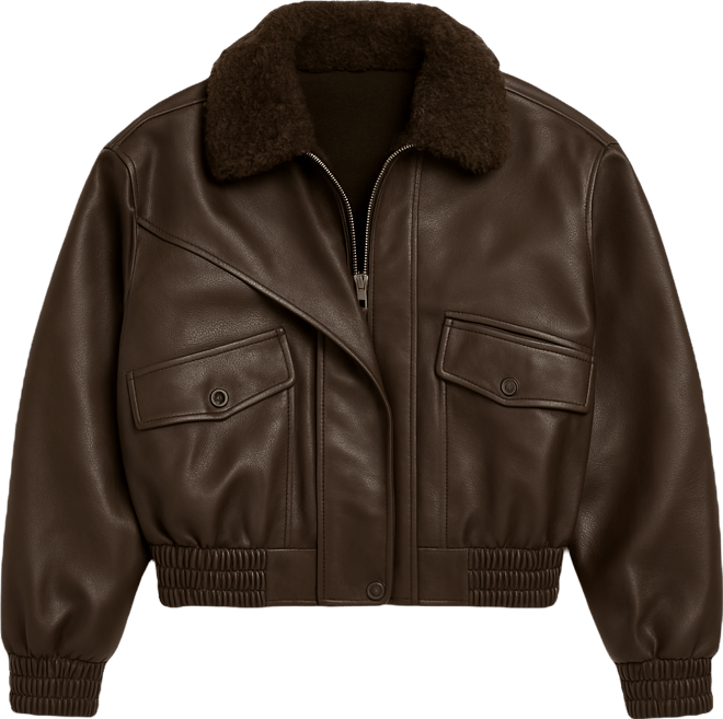 Women's Darcy Faux Leather Bomber