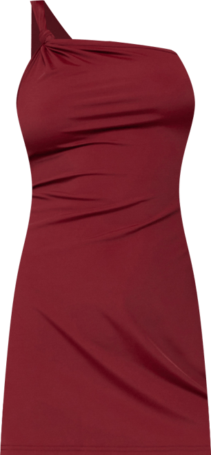 Women's Saffey Knotted One Shoulder Mini Dress