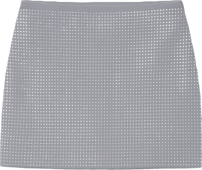 Women's Leanne Rhinestone Mini Skirt