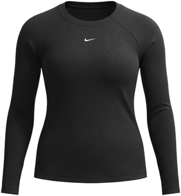 Nike Sportswear Chill Knit Women's Tight Long-Sleeve Ribbed Top (Plus Size)
