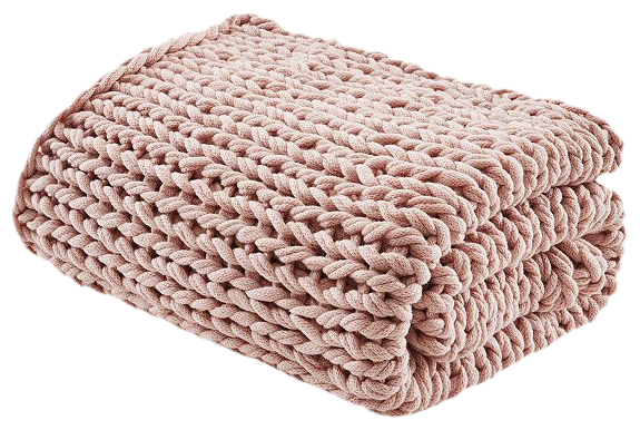 Chunky double 2025 knit throw