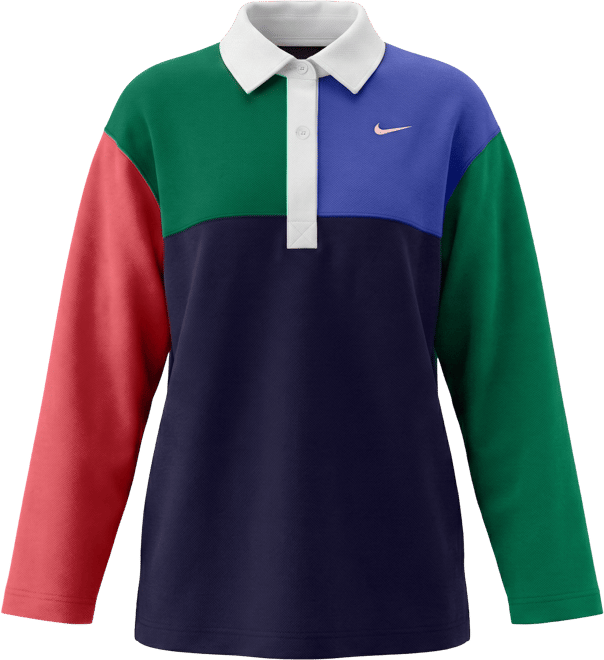 ナイキ スポーツウェア ウィメンズ オーバーサイズド ロングスリーブ ポロ