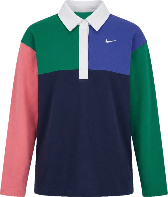 나이키 스포츠웨어 여성 오버사이즈 긴팔 폴로