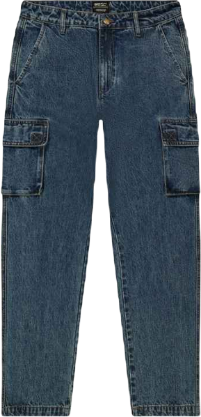 Men's Denim Cargo Pants