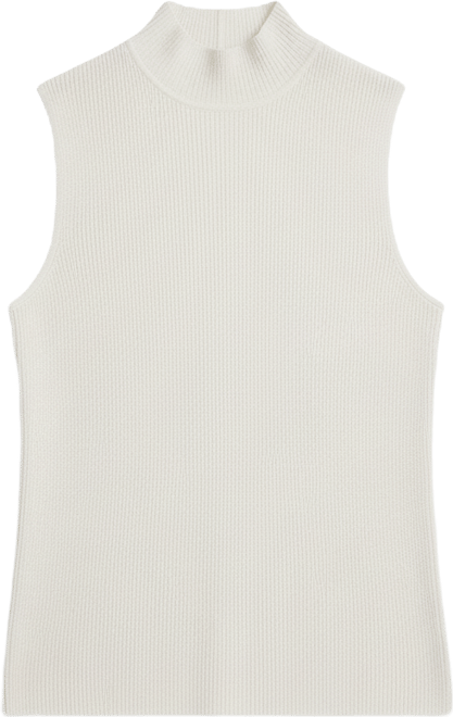 Women's Sleeveless Metallic Knit Mock-Neck Sweater, Macy's Exclusive