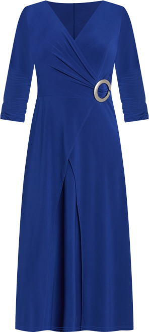 Women's Pleated Crochet Open Back Maxi Dress