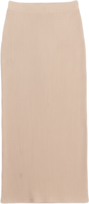 Juniors' Rib-Knit Midi Skirt