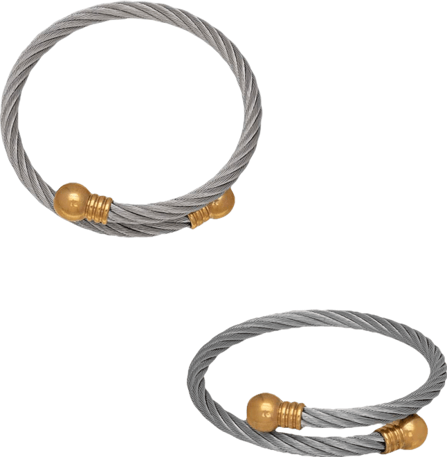 2-Pc. Bypass Orb Bangles Set