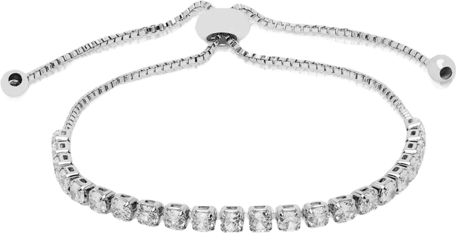 Cubic Zirconia (3.96 ct. t.w.) Adjustable Bolo Bracelet