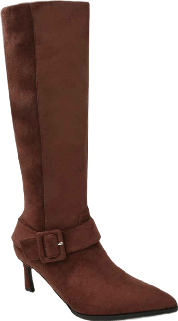 Aston Kitten Heel Boots with Harness