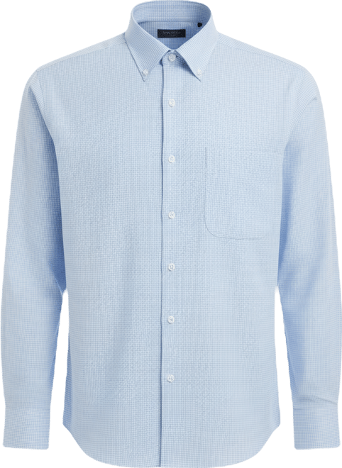 Men's Mini Gingham Dress Shirt, Macy's Exclusive