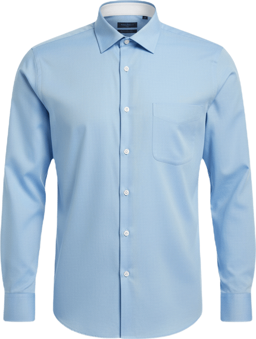 Men's Pinpoint Solid Dress Shirt, Macy's Exclusive