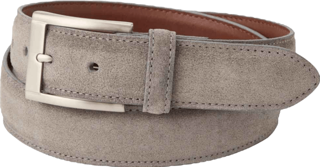 Men's Italian Sueded Calfskin Dress Casual Belt