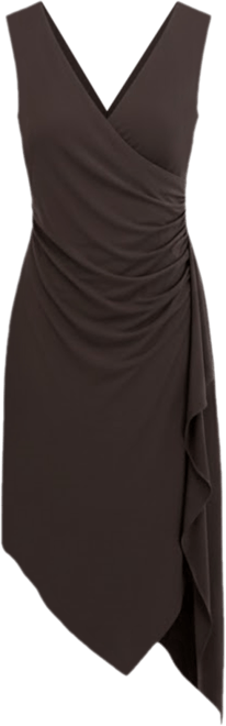 Women's Asymmetrical Midi Dress