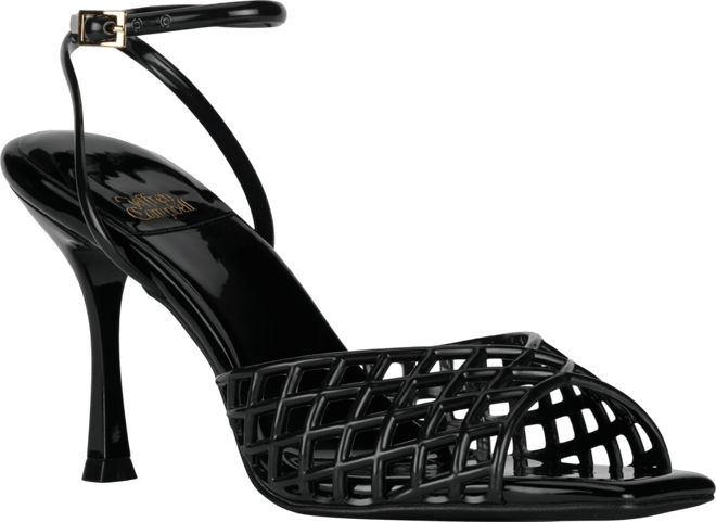 Women's Lattix Caged Jelly Mid-Heel Dress Sandals