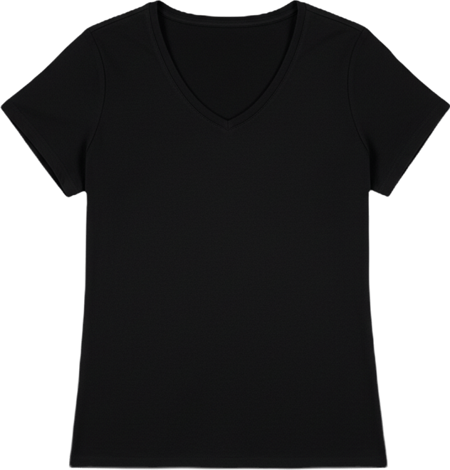 Petite Cotton V-Neck Top, Macy's Exclusive