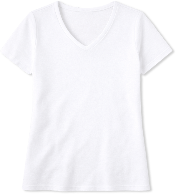 Petite Cotton V-Neck Top, Macy's Exclusive